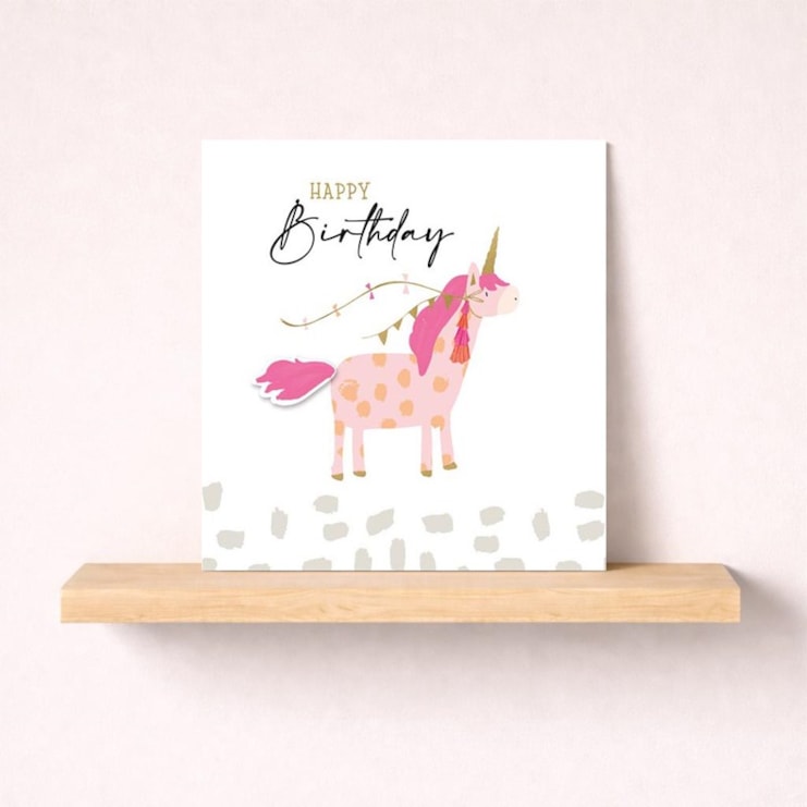 Birthday Card - Unicorn Birthday Card - Unicorn