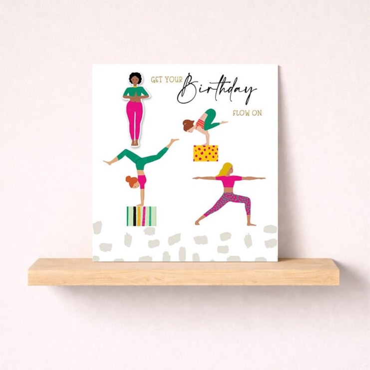 Birthday Card - Yoga