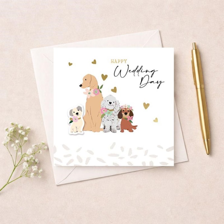 Wedding Card - Dogs