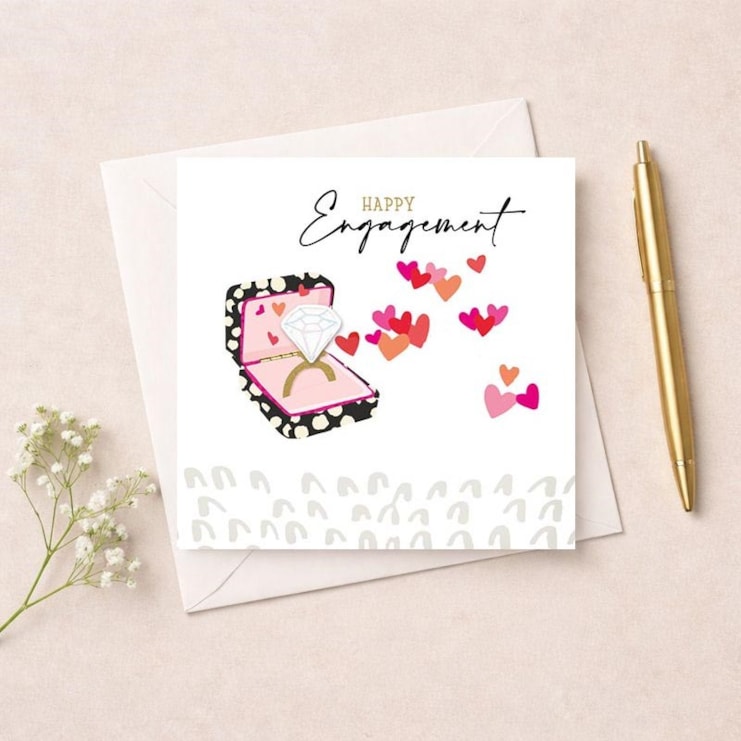 Engagement Card - Diamond Ring Engagement Card - Diamond Ring