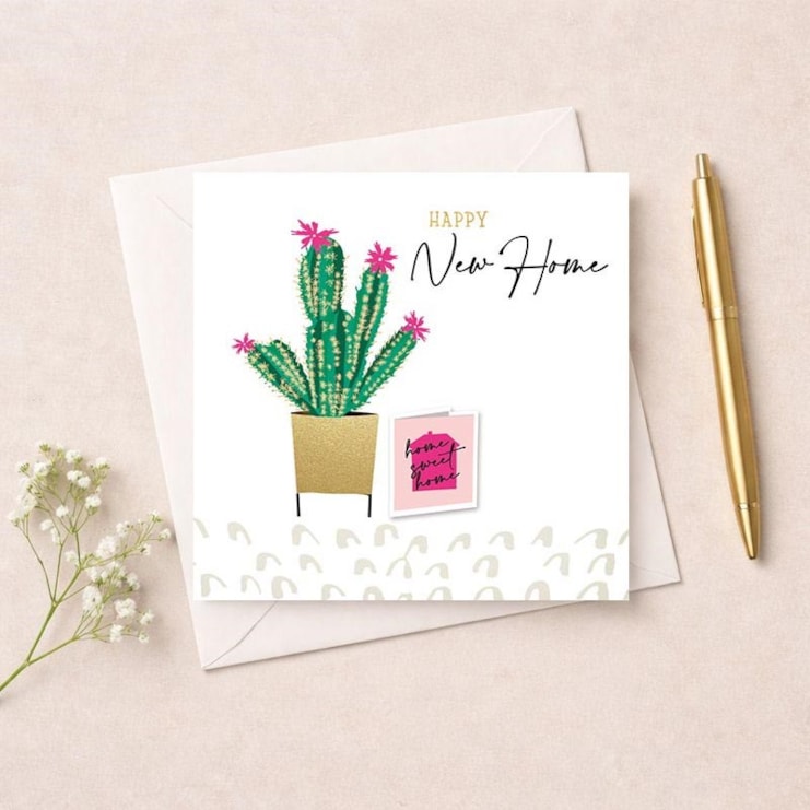 New Home Card - Cactus