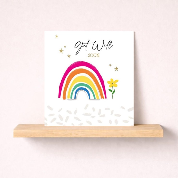 Get Well Soon Card - Rainbow Get Well Soon Card - Rainbow