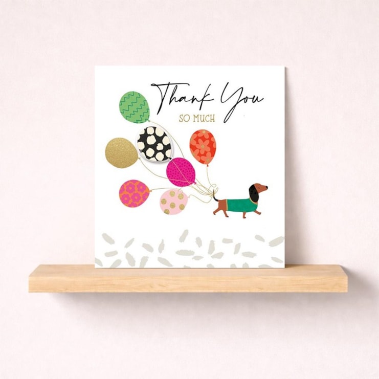 Thank You Card - Daschung & Balloons Thank You Card - Daschung & Balloons