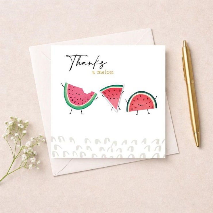 Thank You Card - Watermelon Thank You Card - Watermelon
