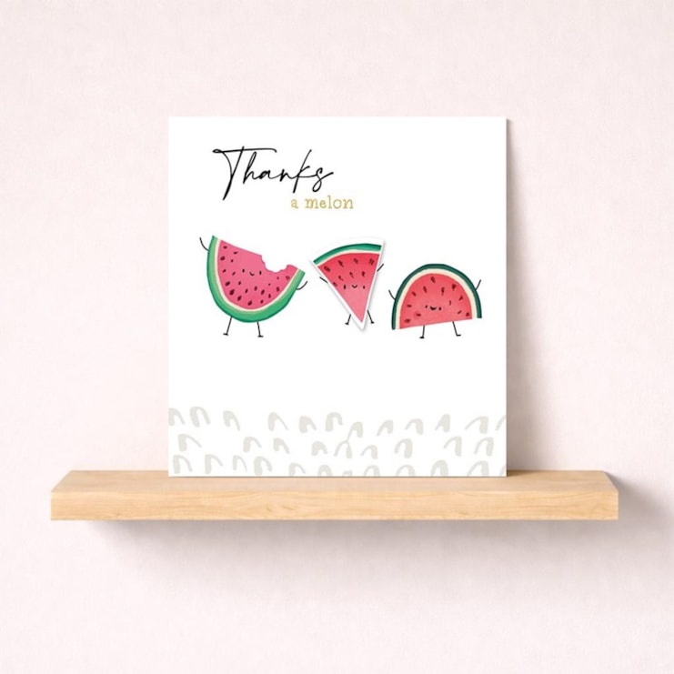 Thank You Card - Watermelon
