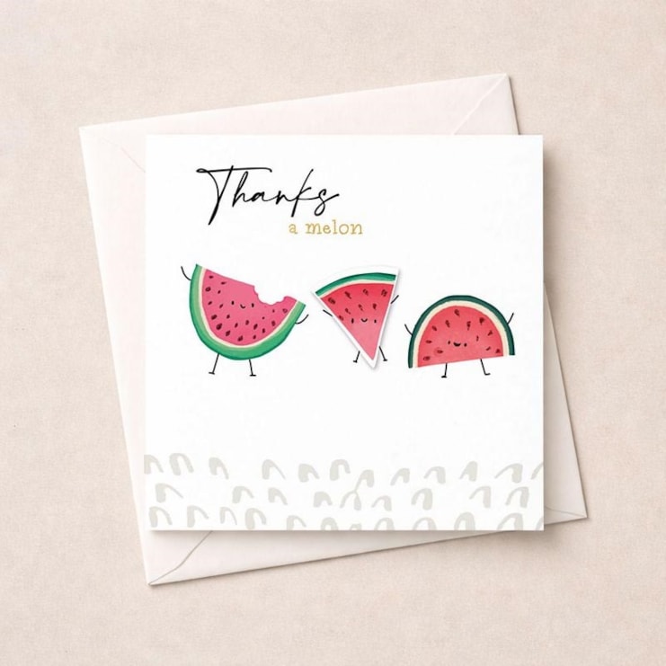 Thank You Card - Watermelon Thank You Card - Watermelon