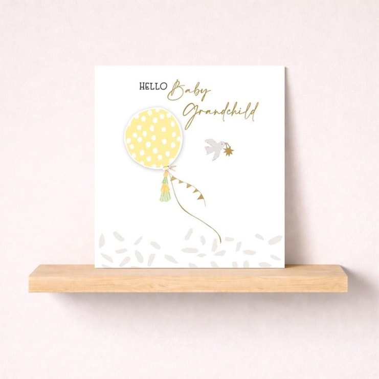 New Baby Card - Grandchild Balloon