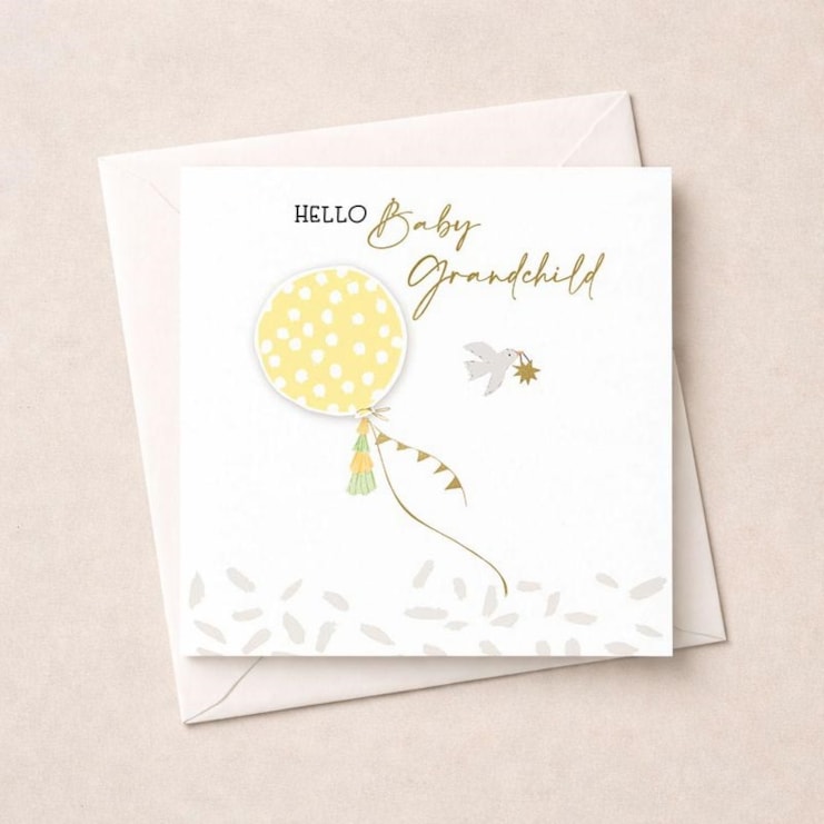 New Baby Card - Grandchild Balloon