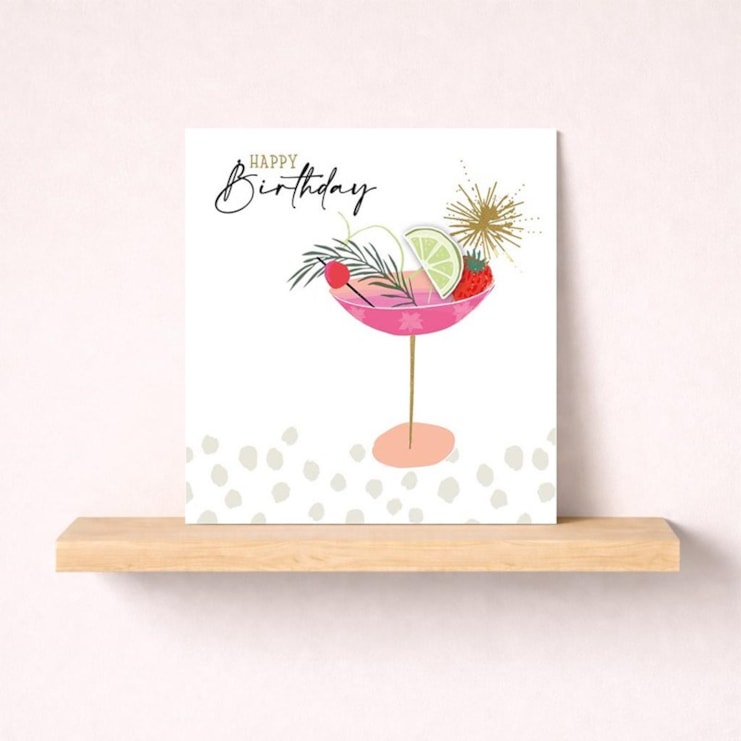 Birthday Card - Birthday Cocktail Birthday Card - Birthday Cocktail
