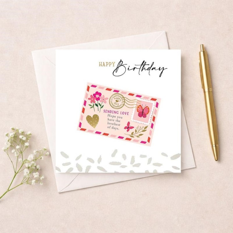 Birthday Card - Sending Love