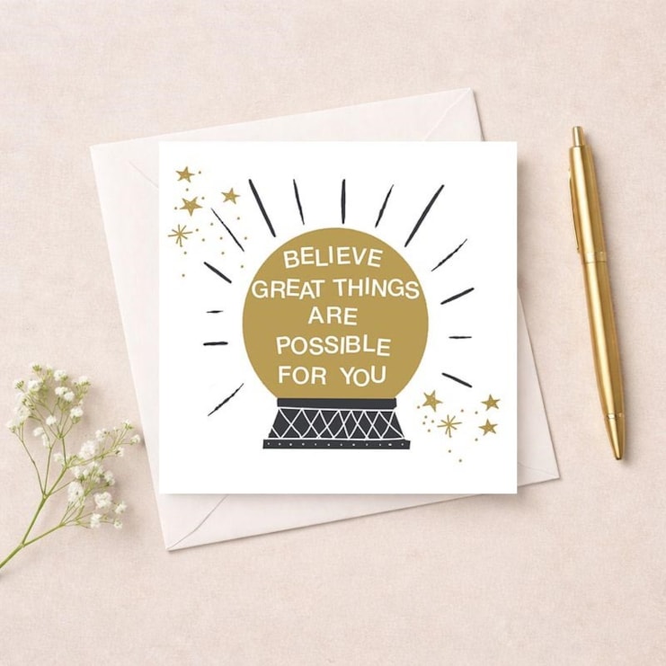 Open Card - Believe Great Things Are Possible For You