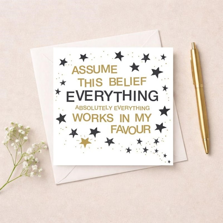 Open Card - Assume This Belief