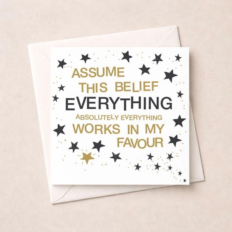 Open Card - Assume This Belief