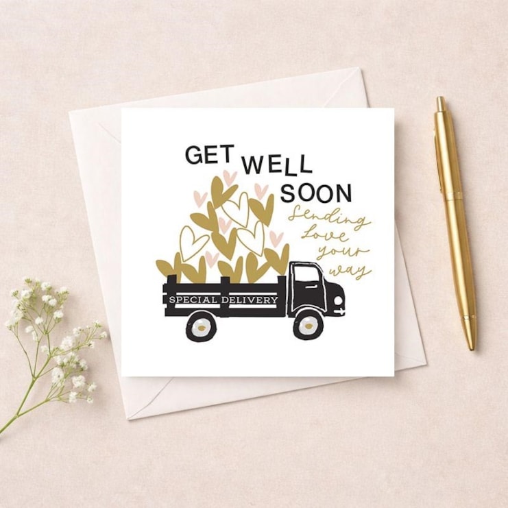 Get Well Soon Card - Special Delivery Get Well Soon Card - Special Delivery