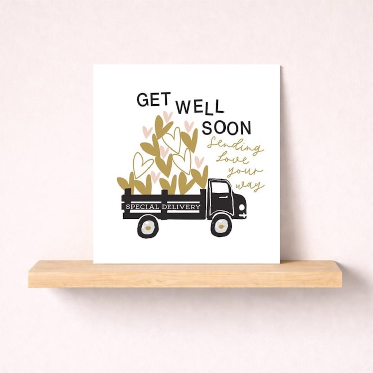 Get Well Soon Card - Special Delivery Get Well Soon Card - Special Delivery