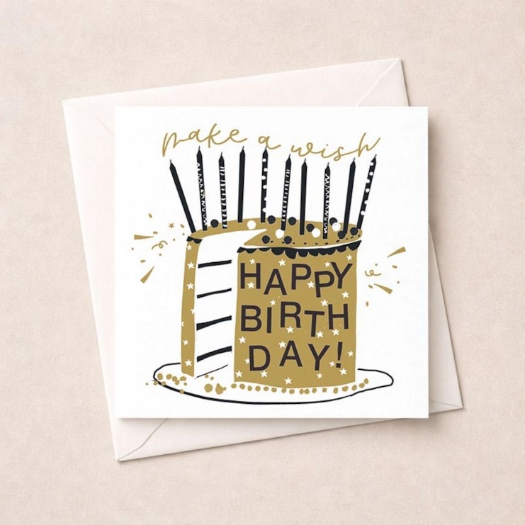 Birthday Card - Birthday Cake