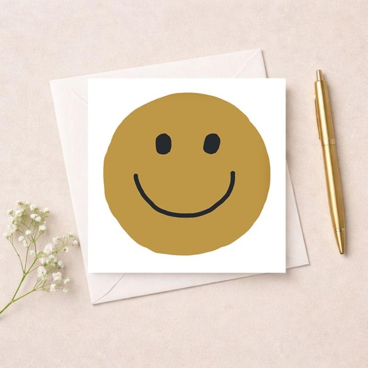 Open Card - Smiley Face Open Card - Smiley Face