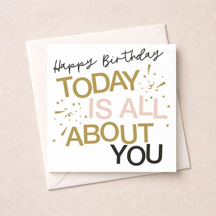 Birthday Card - All About You