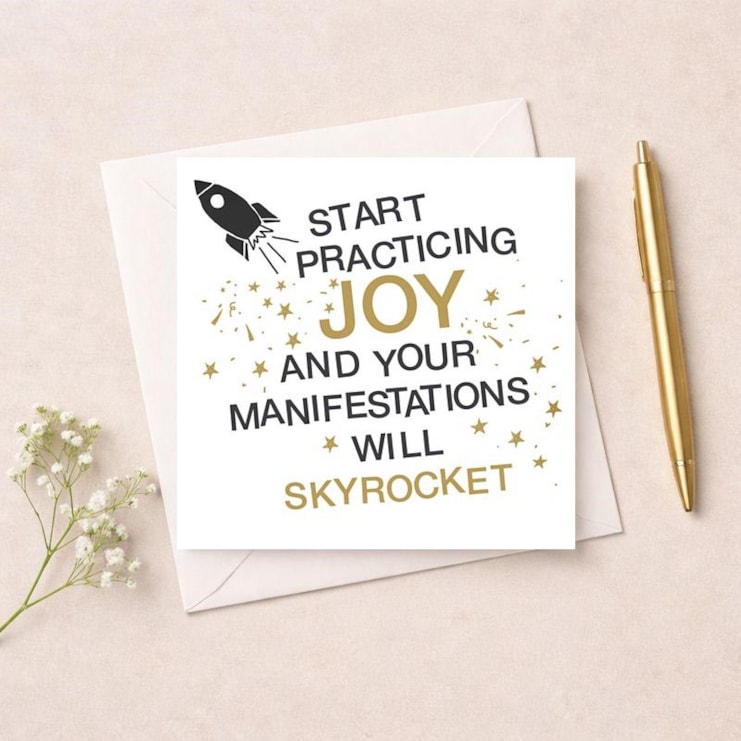 Open Card - Start Practicing Joy Open Card - Start Practicing Joy