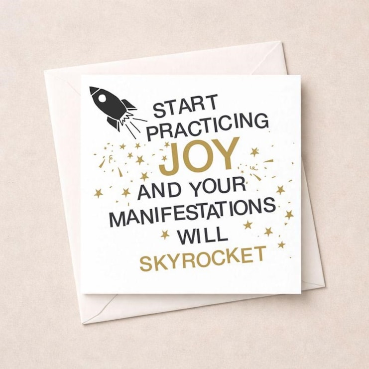 Open Card - Start Practicing Joy Open Card - Start Practicing Joy