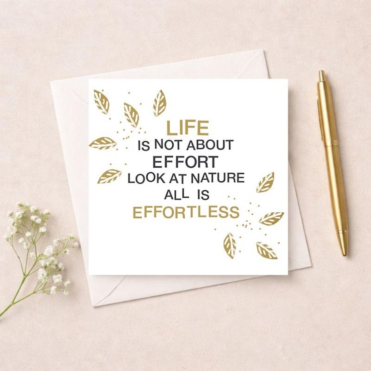 Open Card - Look At Nature