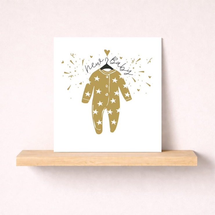 New Baby Card - Babygrow