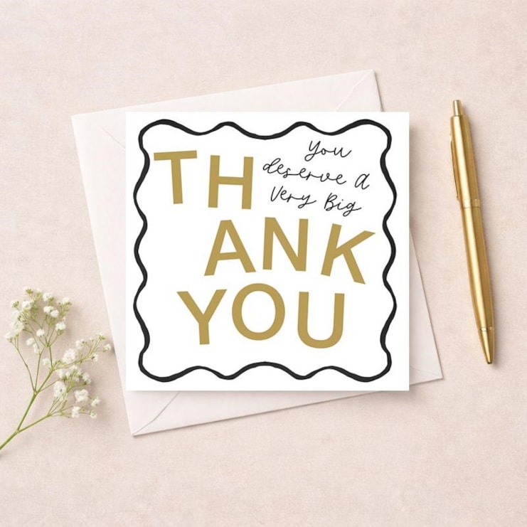 Thank You Card - Very Big Thank You