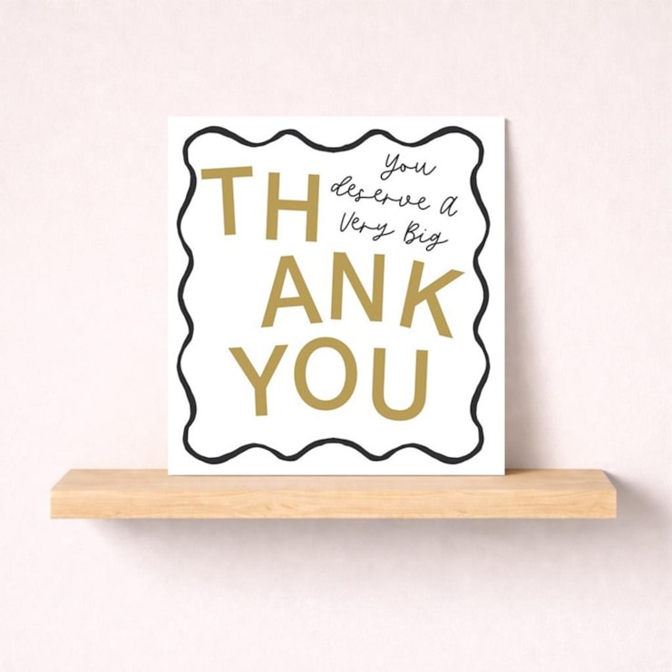 Thank You Card - Very Big Thank You Thank You Card - Very Big Thank You