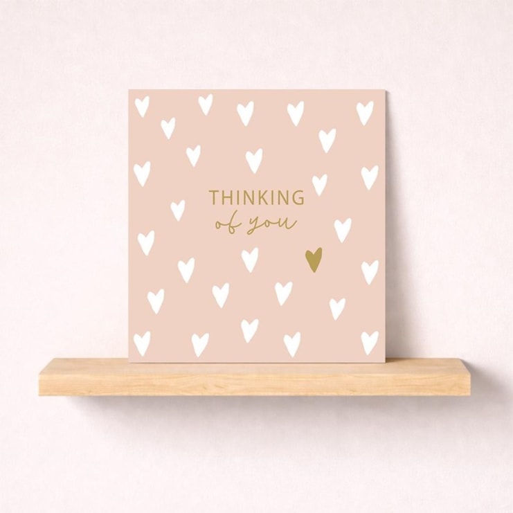 Thinking Of You Card - Hearts Thinking Of You Card - Hearts