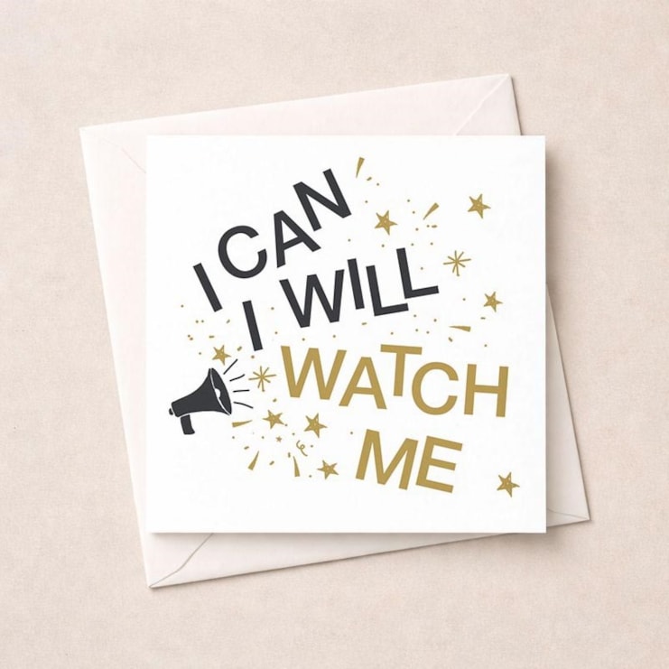 Open Card - I Can I Will Open Card - I Can I Will