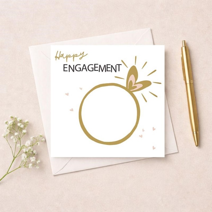 Engagement Card - Heart Ring