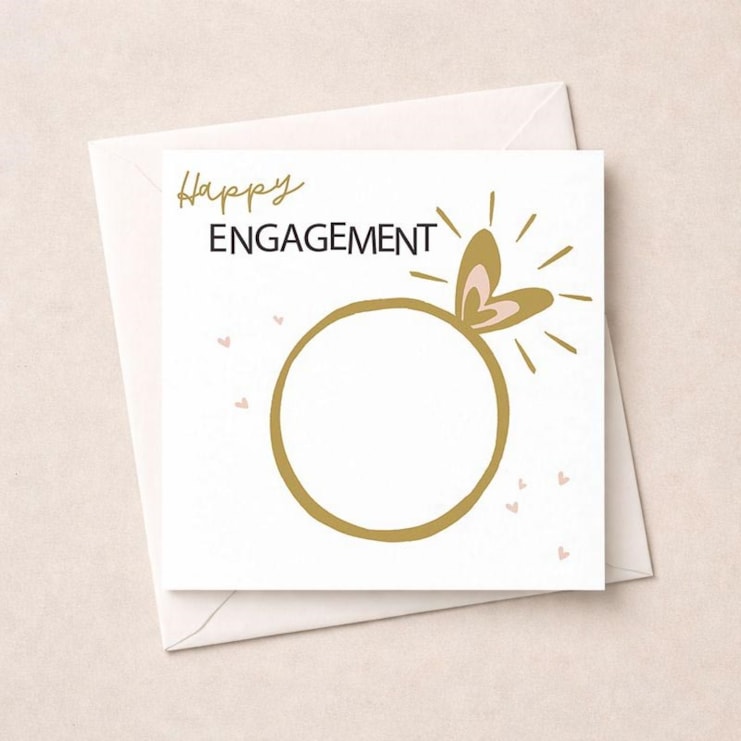 Engagement Card - Heart Ring