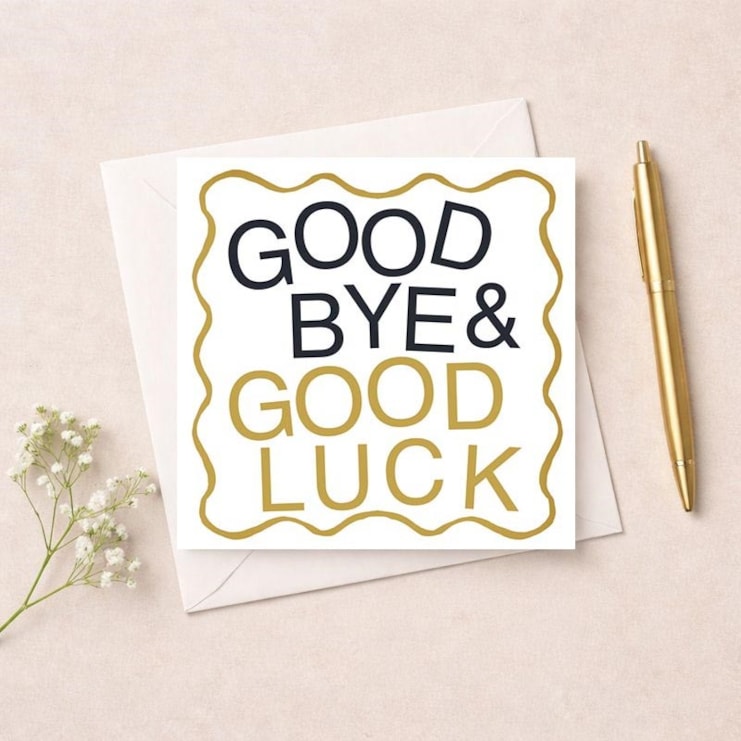 Sorry You're Leaving Card - Goodbye