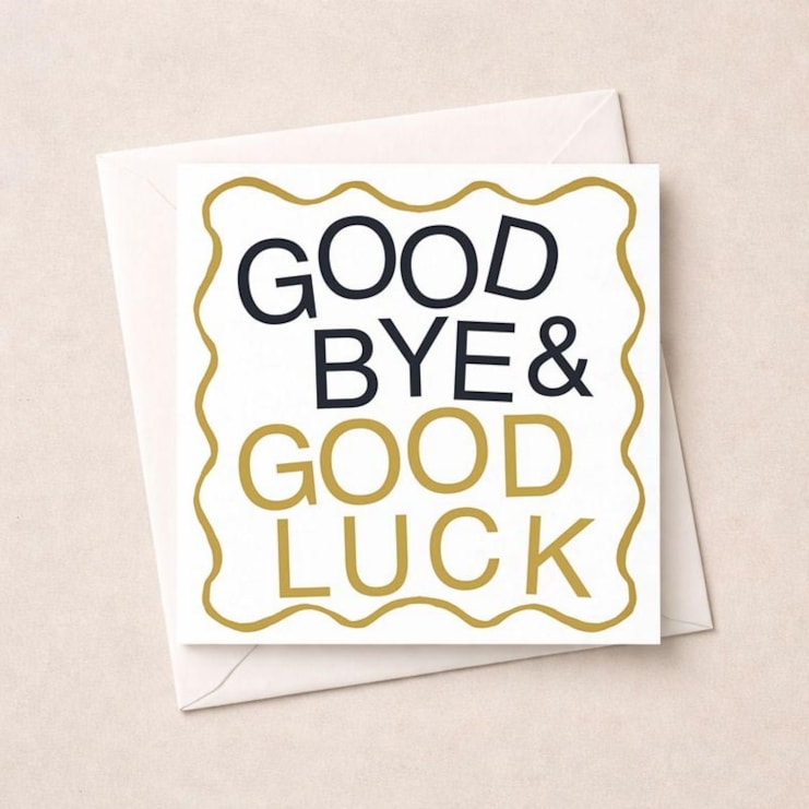 Sorry You're Leaving Card - Goodbye Sorry You're Leaving Card - Goodbye