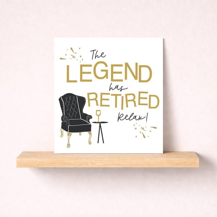 Retirement Card - Legend Retirement Card - Legend