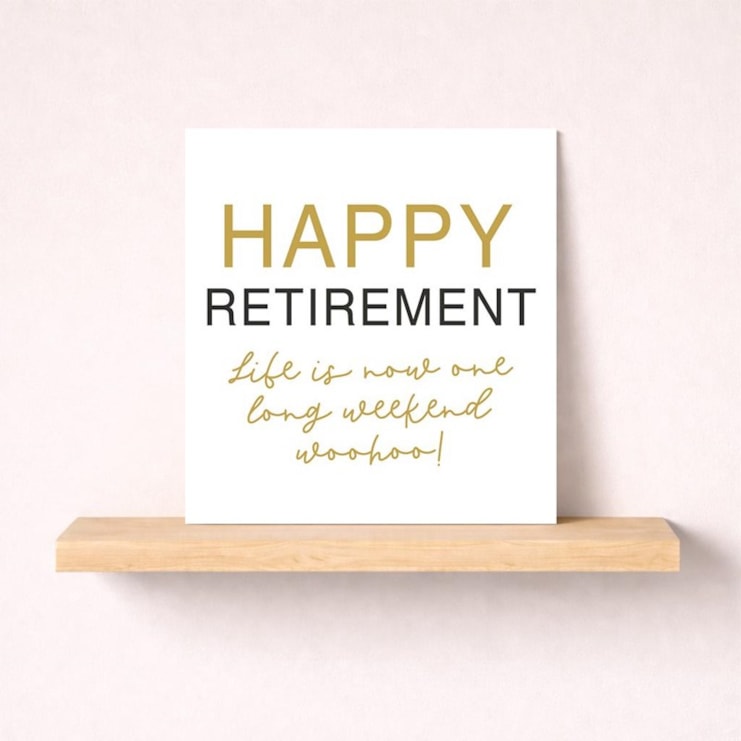 Retirement Card - Long Weekend