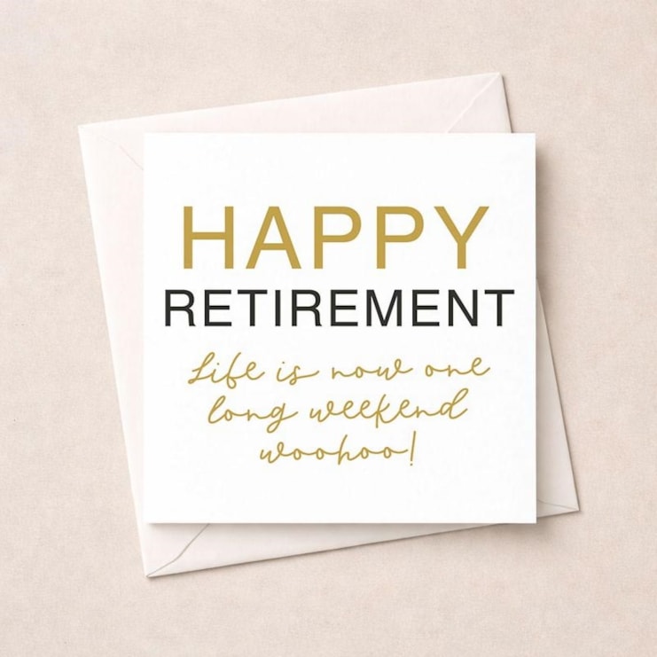 Retirement Card - Long Weekend
