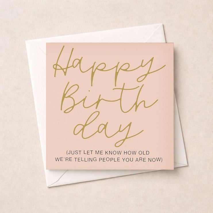 Birthday Card - How Old