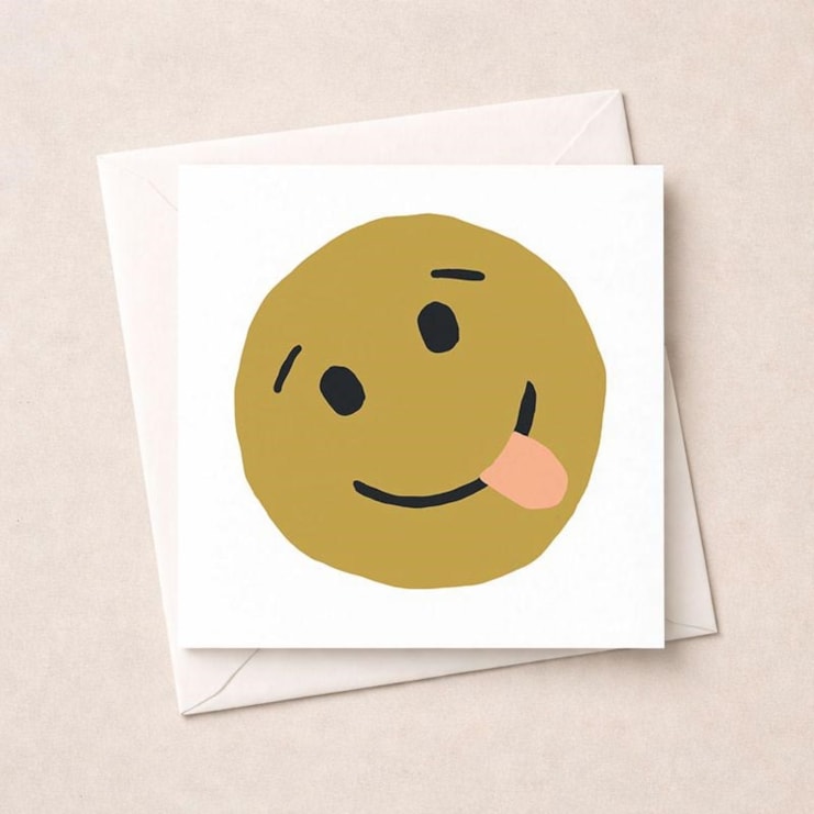 Open Card - Cheeky Tongue Face