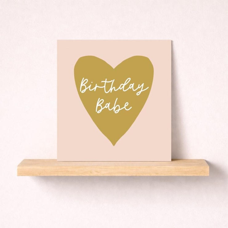 Birthday Card - Birthday Babe Birthday Card - Birthday Babe