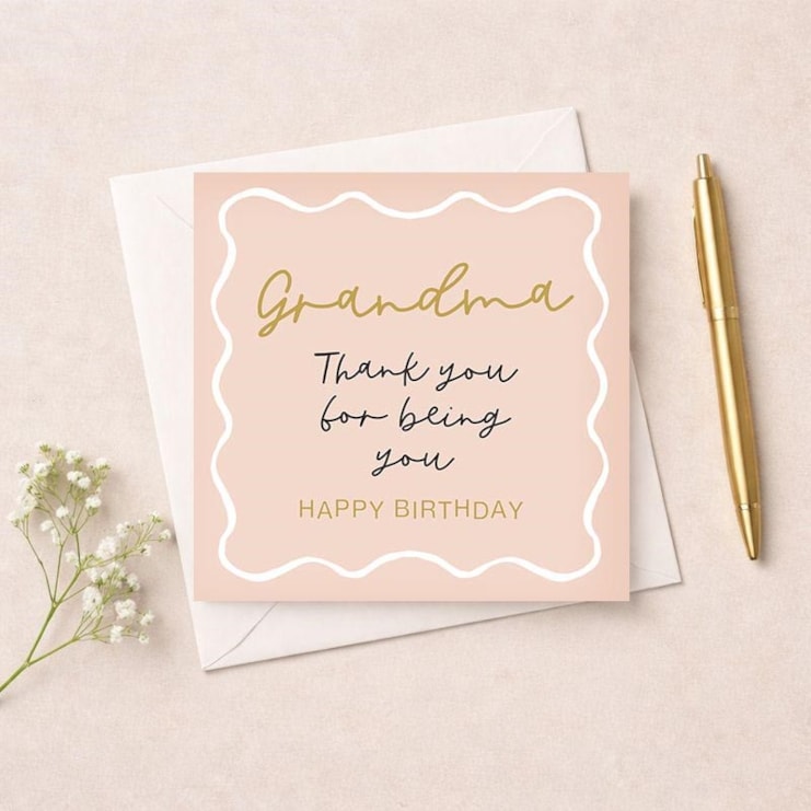 Grandma Birthday Card - Being You Grandma Birthday Card - Being You