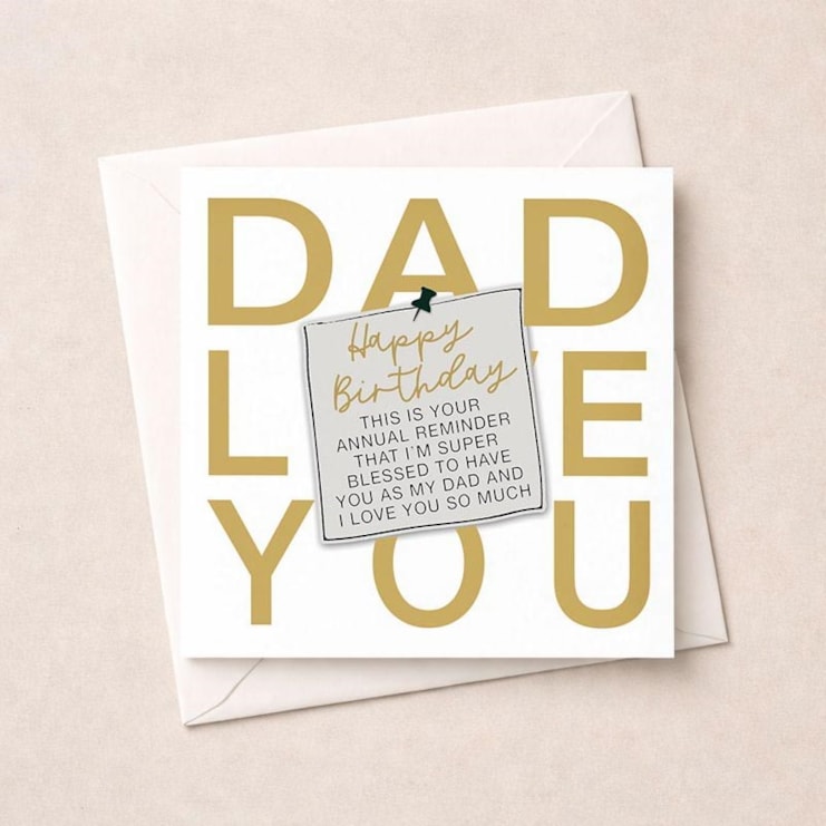 Dad Birthday Card - Annual Reminder