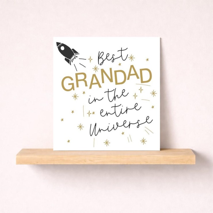 Grandad Birthday Card - Best In The Entire Universe Grandad Birthday Card - Best In The Entire Universe