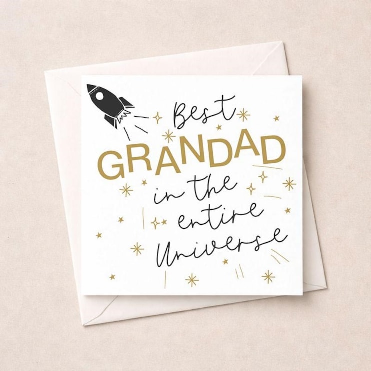 Grandad Birthday Card - Best In The Entire Universe Grandad Birthday Card - Best In The Entire Universe