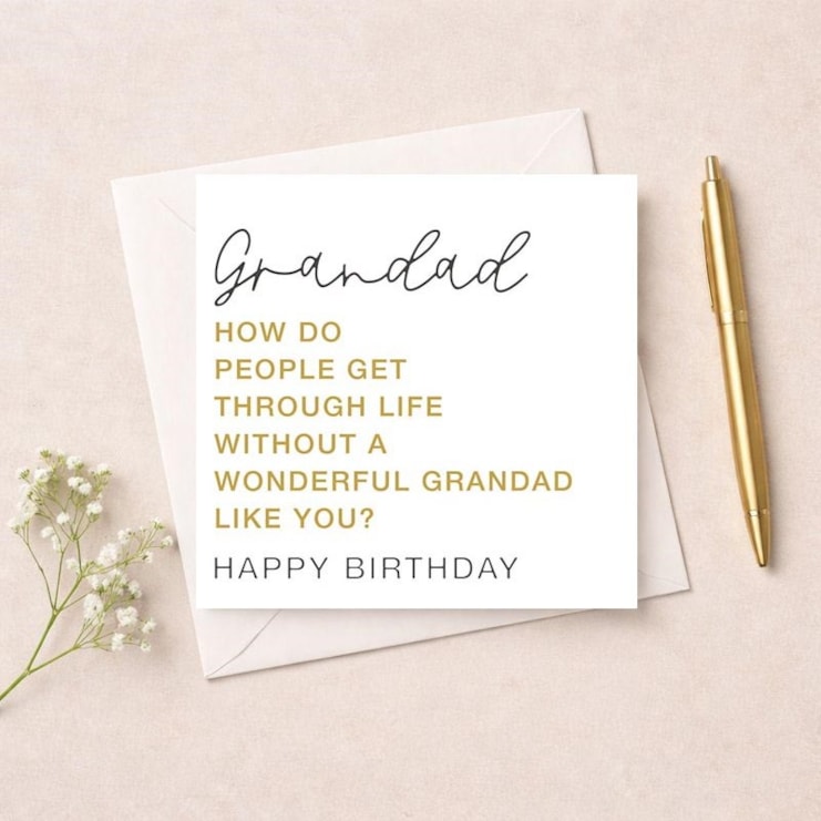 Grandad Birthday Card - Wonderful Grandad Like You Grandad Birthday Card - Wonderful Grandad Like You