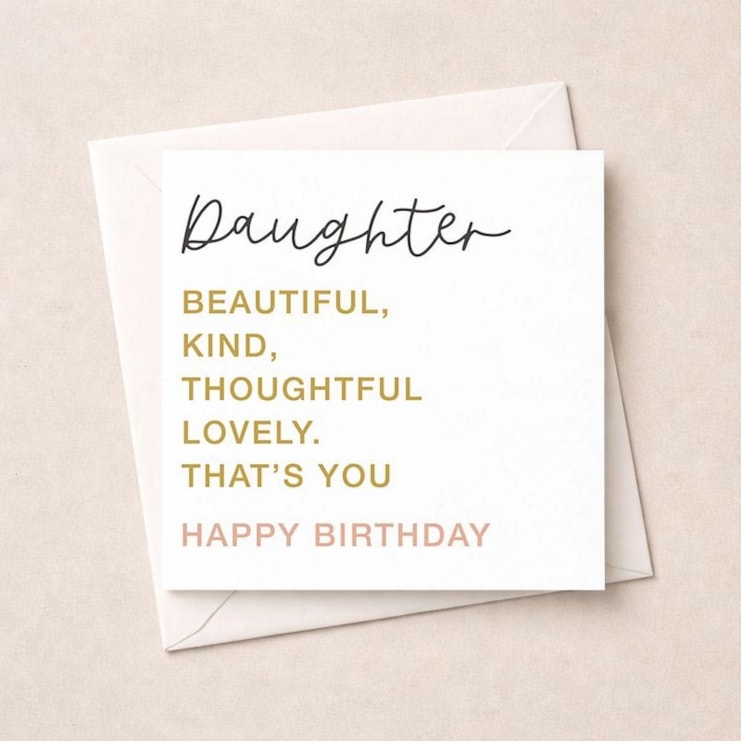 Daughter Birthday Card - That's You Daughter Birthday Card - That's You