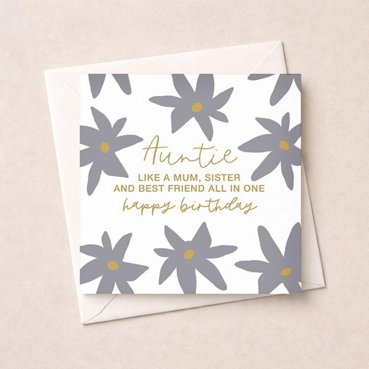 Auntie Birthday Card - All In One