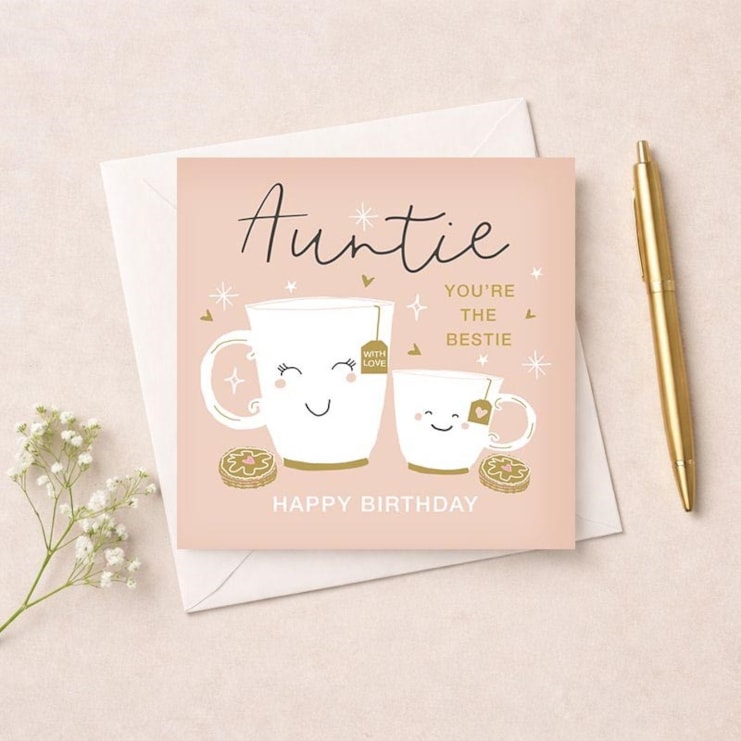 Auntie Birthday Card - Bestie