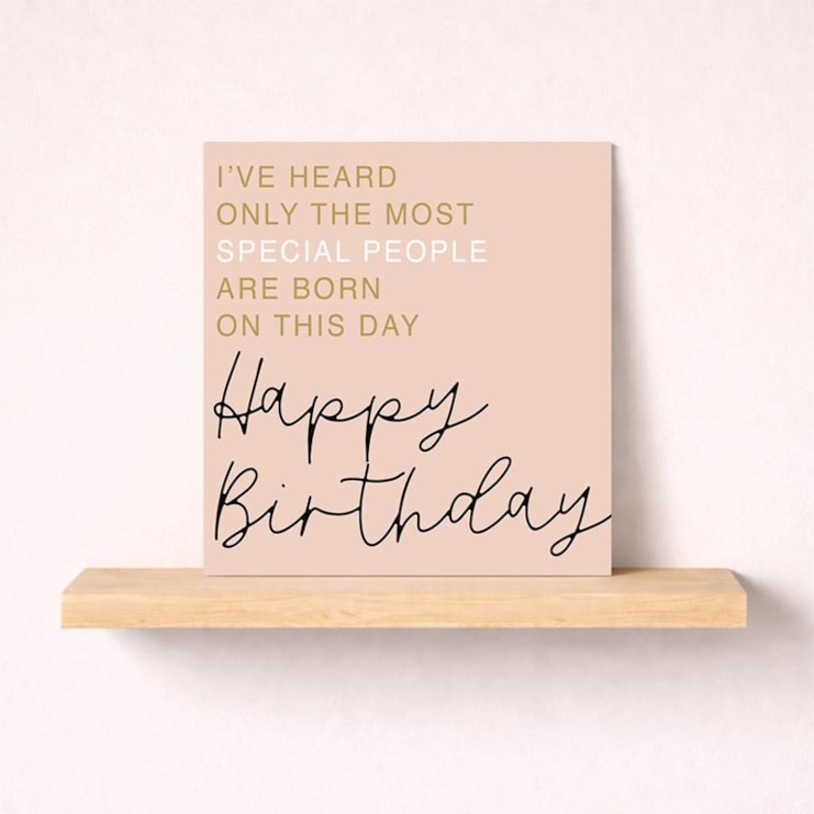 Birthday Card - Special People