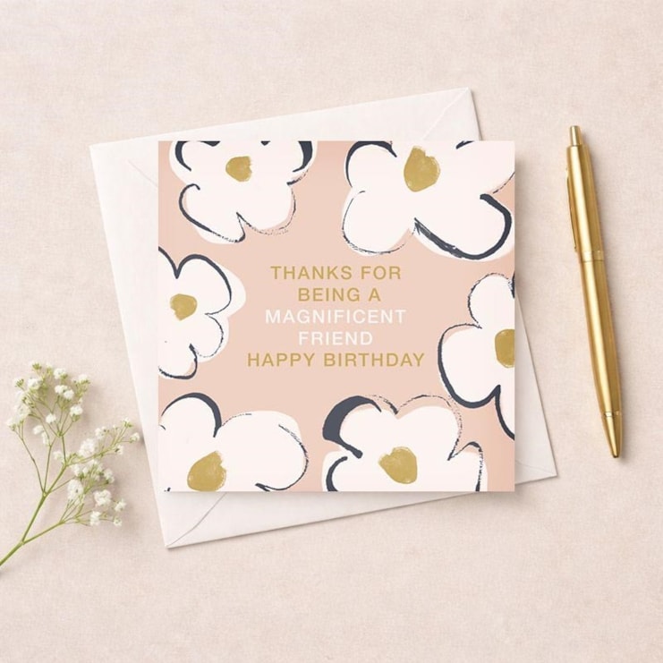 Friend Birthday Card - Magnificent Friend Friend Birthday Card - Magnificent Friend